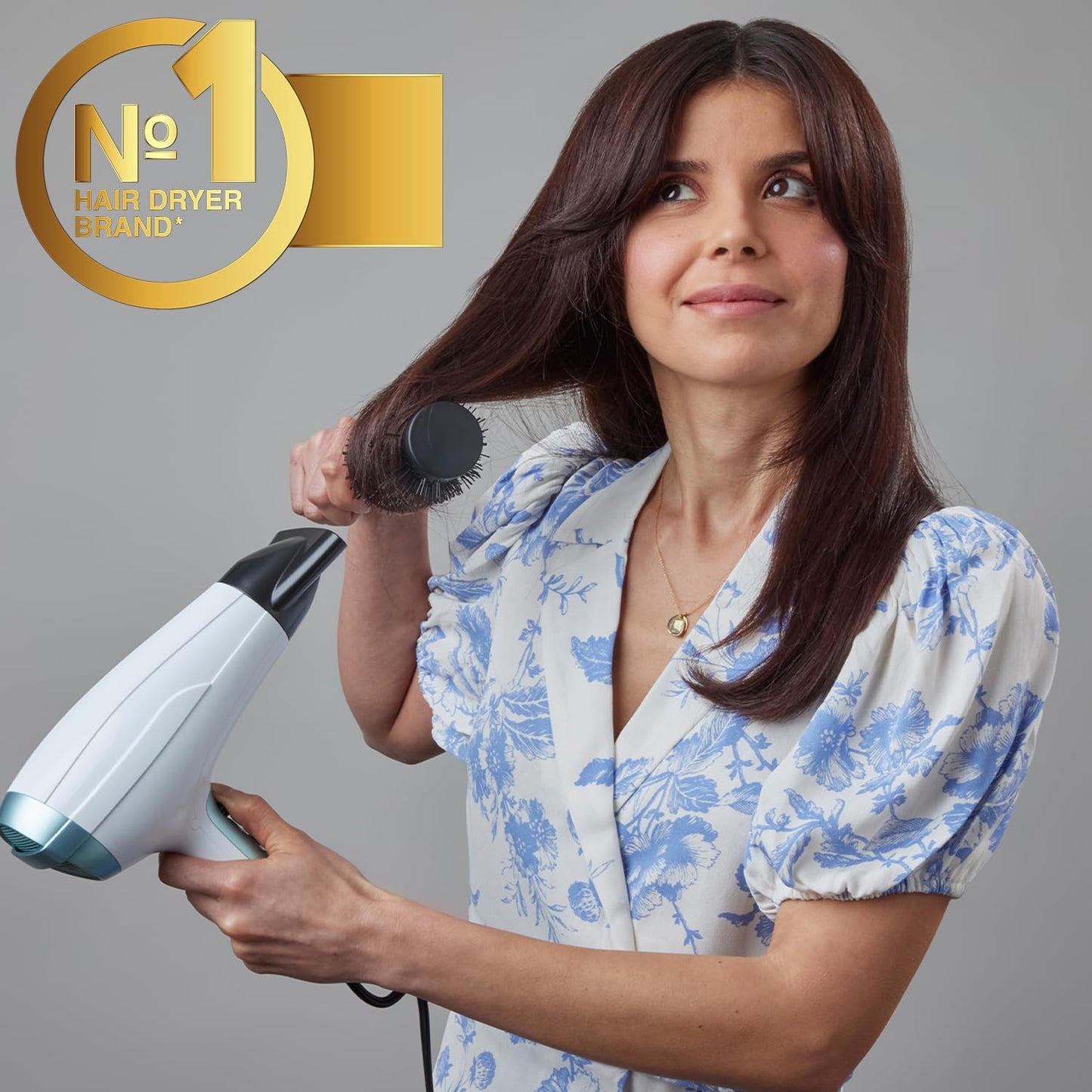 Hair Dryer (Ionic, 90% more Ions for Frizz Free Shine, Powerful, Fast Professional Drying, Diffuser, Concentrator