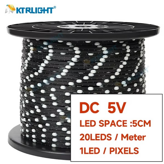 2811 5V RGB LED curtain Strip IP68 Waterproof Programmable Addressable Cuttable for Arduino Raspberry Pi led christmas lights