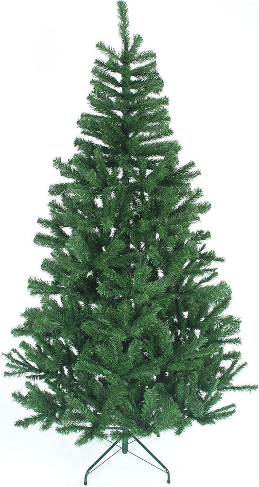 5ft Artificial Christmas Tree, 521 Tips, Hinged Branches, Fireproof, Metal Stand