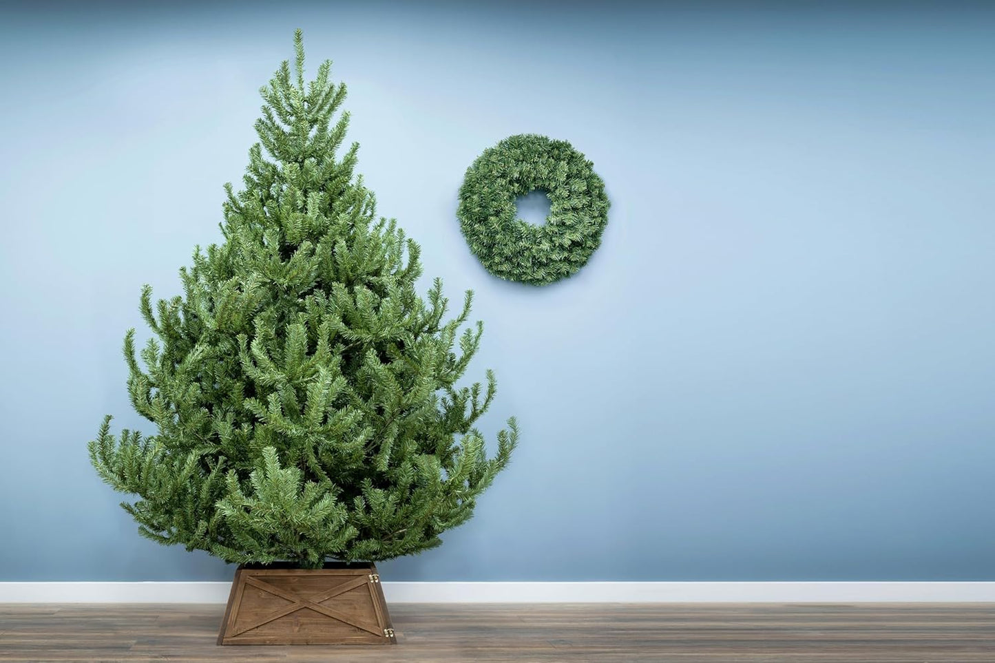 hristmas Tree World | 5ft Artificial Unlit Mountain Pine | Natural and Realistic Look with Bushy and Luxury Quality PVC