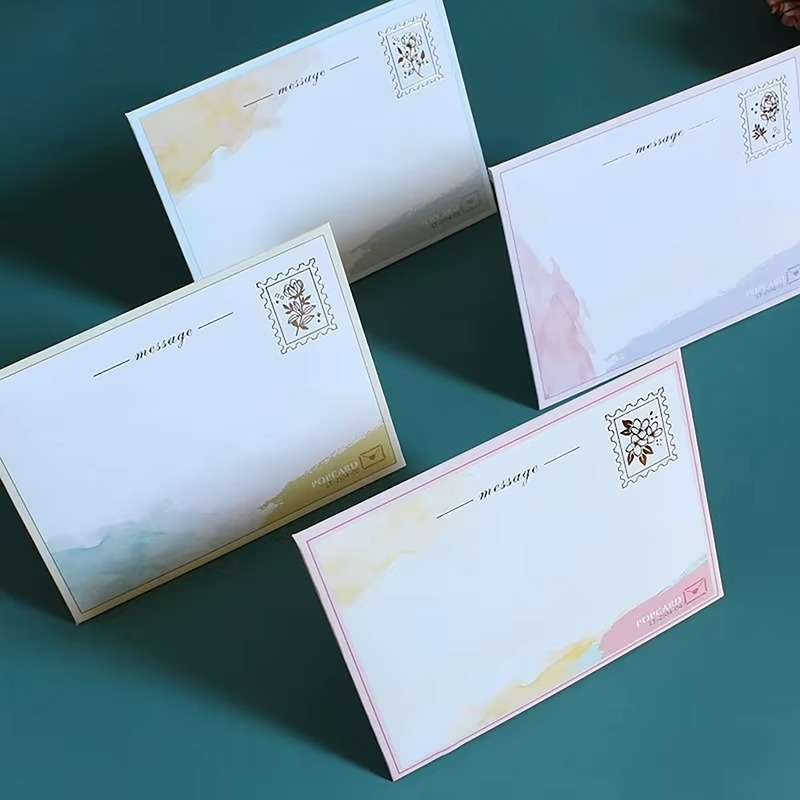 Christmas Card 3D Pop-up Greeting Cards Set Postcard Party Wedding Decorations