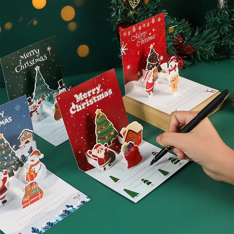 Christmas Greeting Cards with Envelopes Christmas Message Cards, Christmas Eve Gifts