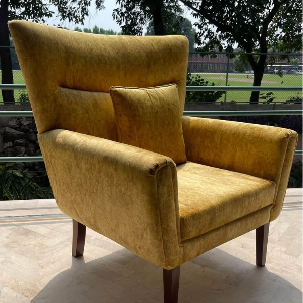 BestBuyy Modern Armchair – Stylish Fabric Chair for Living Room