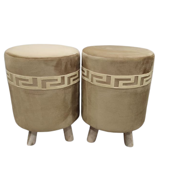 BestBuyy Contemporary Pouf Footstool – Chic Accent Seating for Home