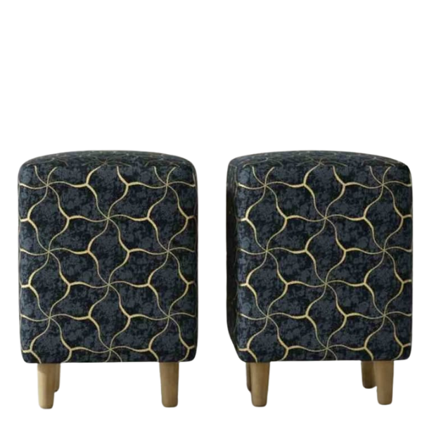 BestBuyy Premium Pouf Seat – Comfortable Fabric Footstool for Lounge