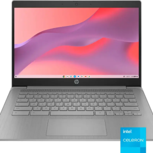 HP - 14" Chromebook - Intel Celeron - 4GB Memory - 64GB eMMC - Modern Grey