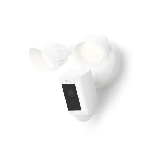 Ring - Floodlight Cam Plus Outdoor Wired 1080p Surveillance Camera - White - Image 5